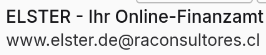 ELSTER - Ihr Online-Finanzamt www.elster.de@raconsultores.cl